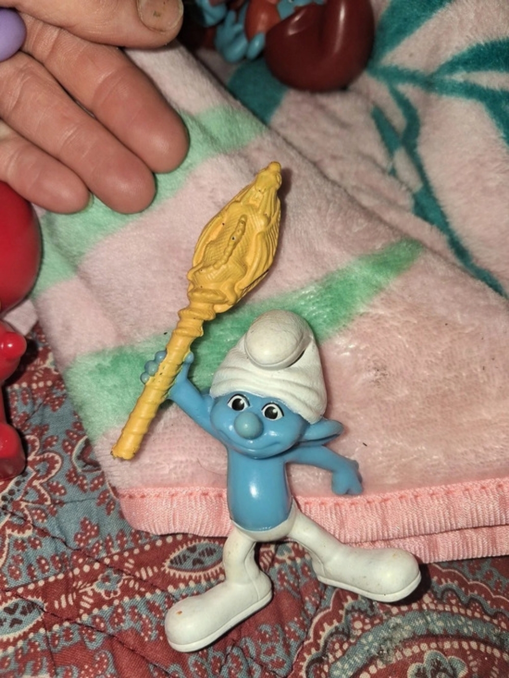 Schleich Wizard Smurf Blue Figure with Accessory
